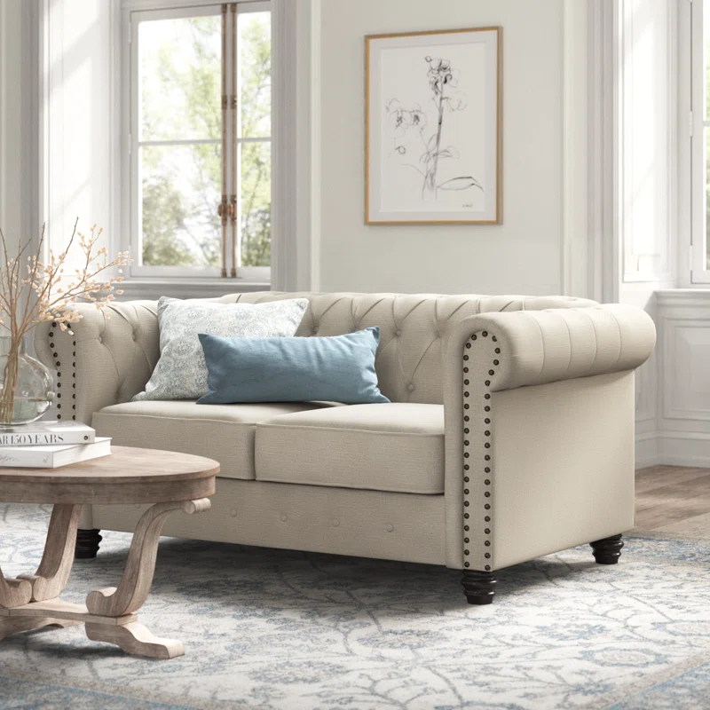 Provence 61” Upholstered Loveseat